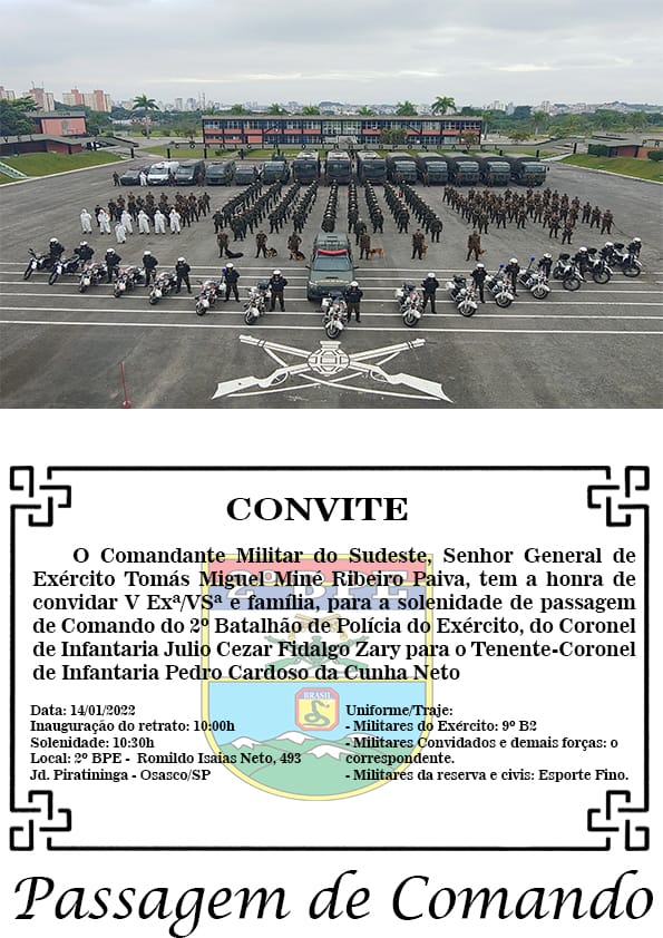 Convite Virtual - Exército